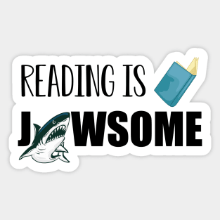 Book - Reading is Jawsome Sticker